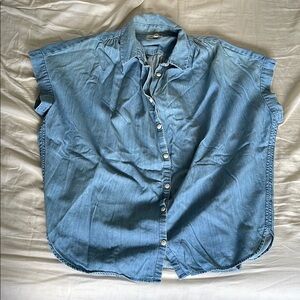 Madewell oversized chambray Button-Up Shirt